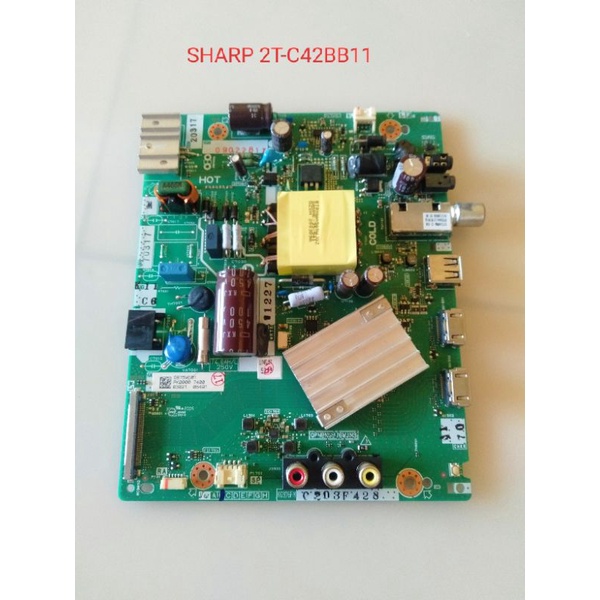 MB-MAINBOARD-MOTHERBOARD-MOBO-MESIN TV LED SHARP 2T-C42BB1I - C42BB1 - C42BB1I - 2T C42BB1I