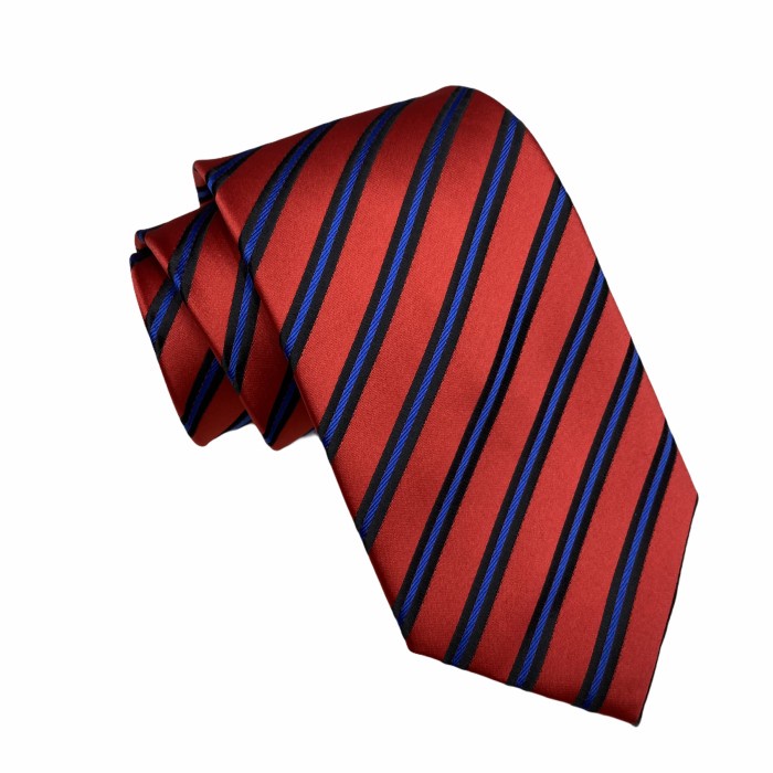 Dasi Pria DASI MERAH BIRU STRIP DASI PRIA BERKWALITAS(D9T5) Dasi Instan Langsung Pakai Dasi Pria For