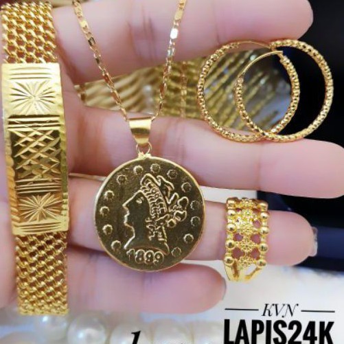 Xuping Set Perhiasan Lapis Emas 24K T119