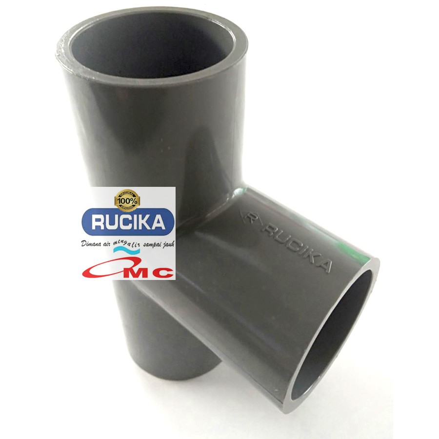 Sambungan Pipa Pralon Fitting Knie Knee Keni Tee Aw T 1 1/4 RUCIKA