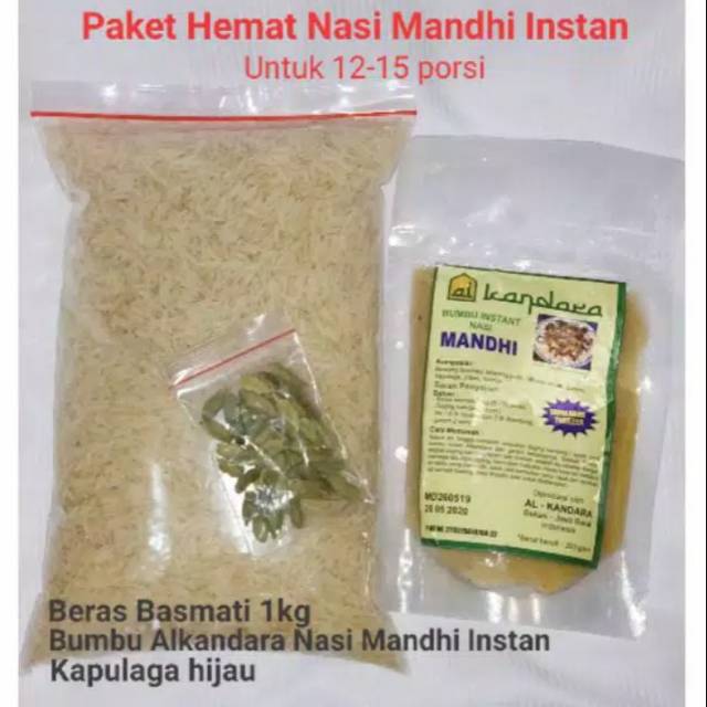 

Paket hemat nasi mandhi instan