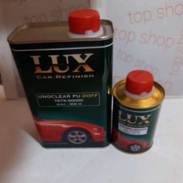 CAT VERNISH LUX CAR REFINISH UNOCLEAR PU DOFF +HARDENER ISI 1LITER -PENTAPRIMA