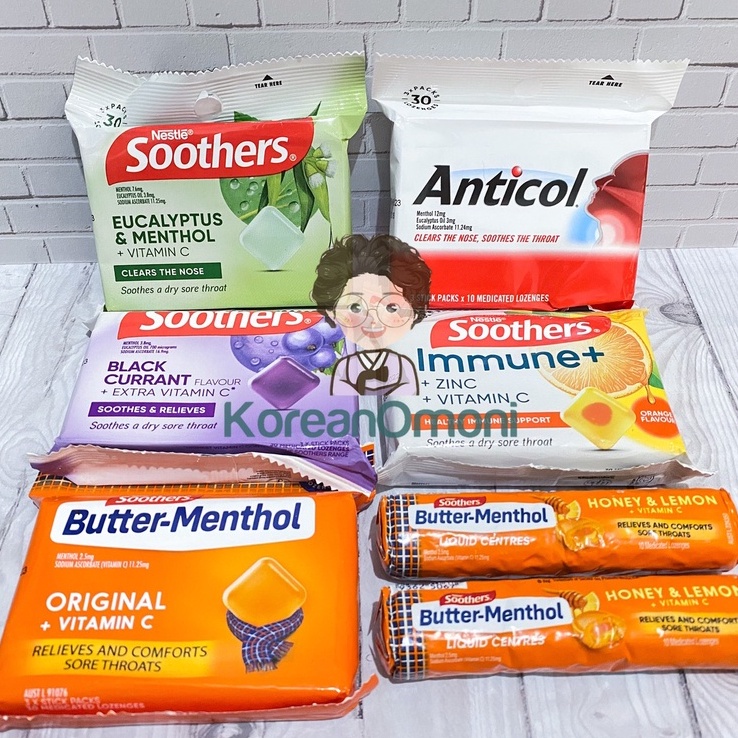Anticol / Soothers lozenges permen pelega tenggorokan