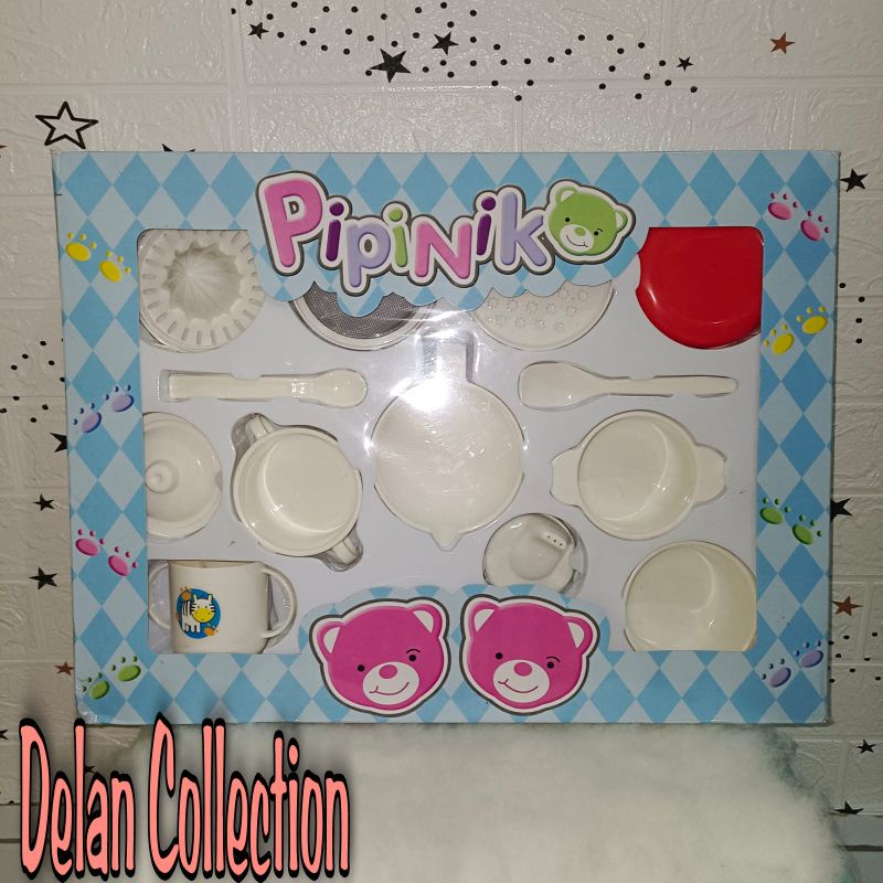 Pipiniko set perlengkapan makan bayi (exkado)