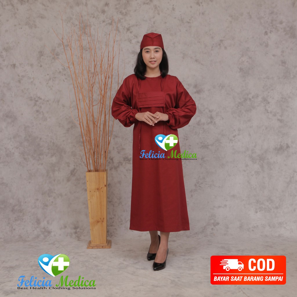 APD JUBAH OPERASI | GOWN SURGICAL | BAJU OPERASI | SURGICAL GOWN AMERICAN DRILL