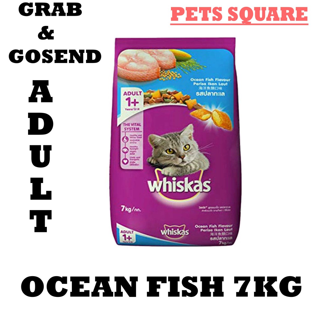 WHISKAS OCEAN FISH 7KG (GOSEND/GRAB)