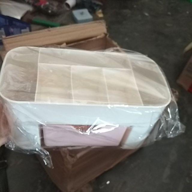 Rak Kosmetik Plastik 2 Susun Rak 2 Tingkat