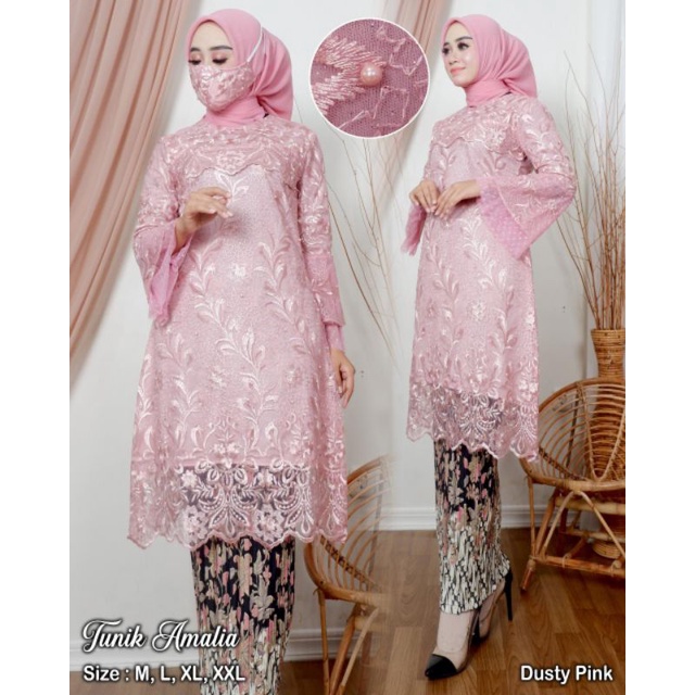 KEBAYA ORIGINAL//KEBAYA MODERN//SET TUNIK AMELIA//Kode ADK