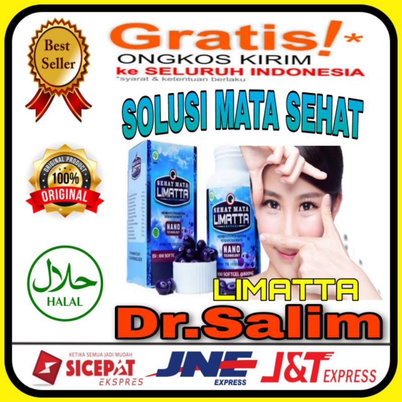 Limatta Sehat Mata Asli Original (100 softgel) BPOM