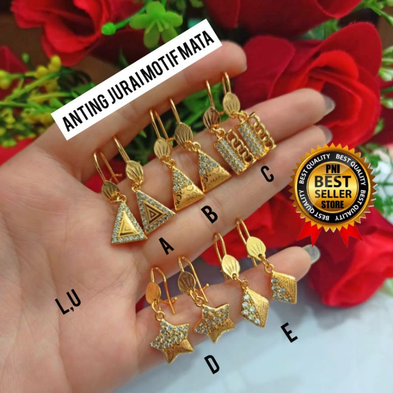 Anting Jurai mata permata fhasion wanita