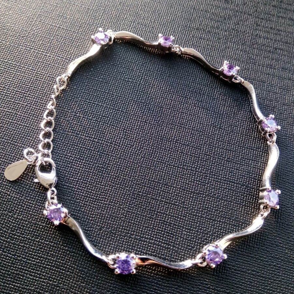 Hu Hu Hu Hu Hu Alat Bantu Pasang Kacamata♡ Gelang Bangle Adjustable Hias Zirkon Untuk Wanita