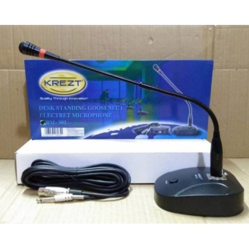 Mic Meja Mic Podium Krezt BM-302  Microphone kabel