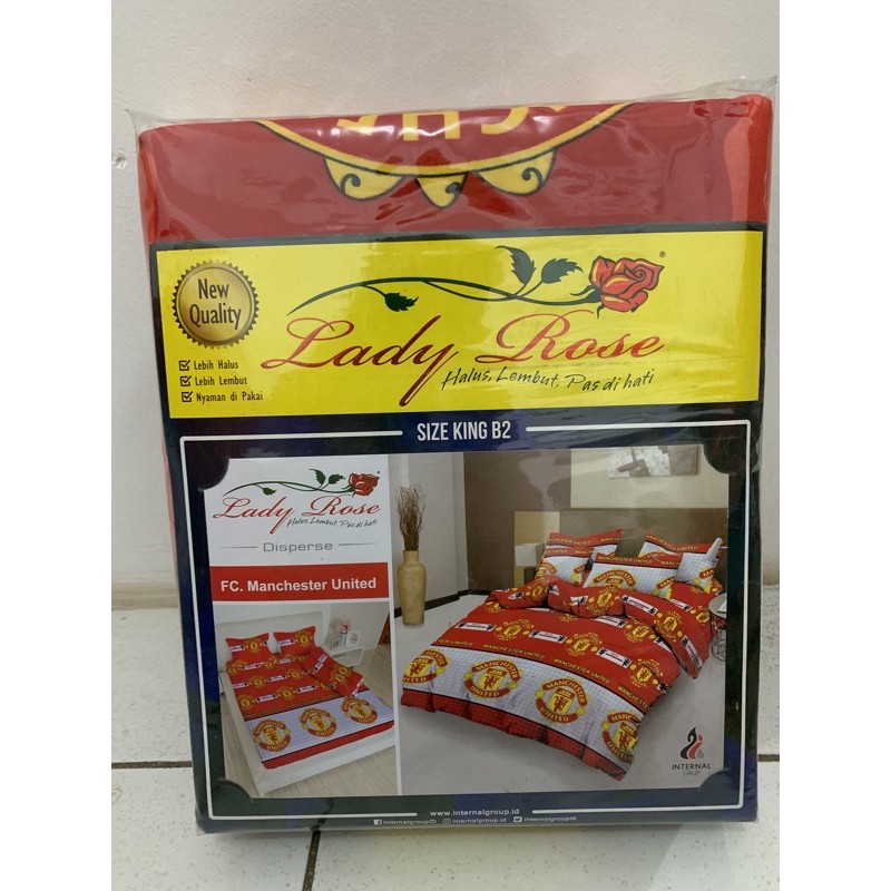 SPREI LADYROSE MOTIF FC.MU KINGSIZE 180x200cm