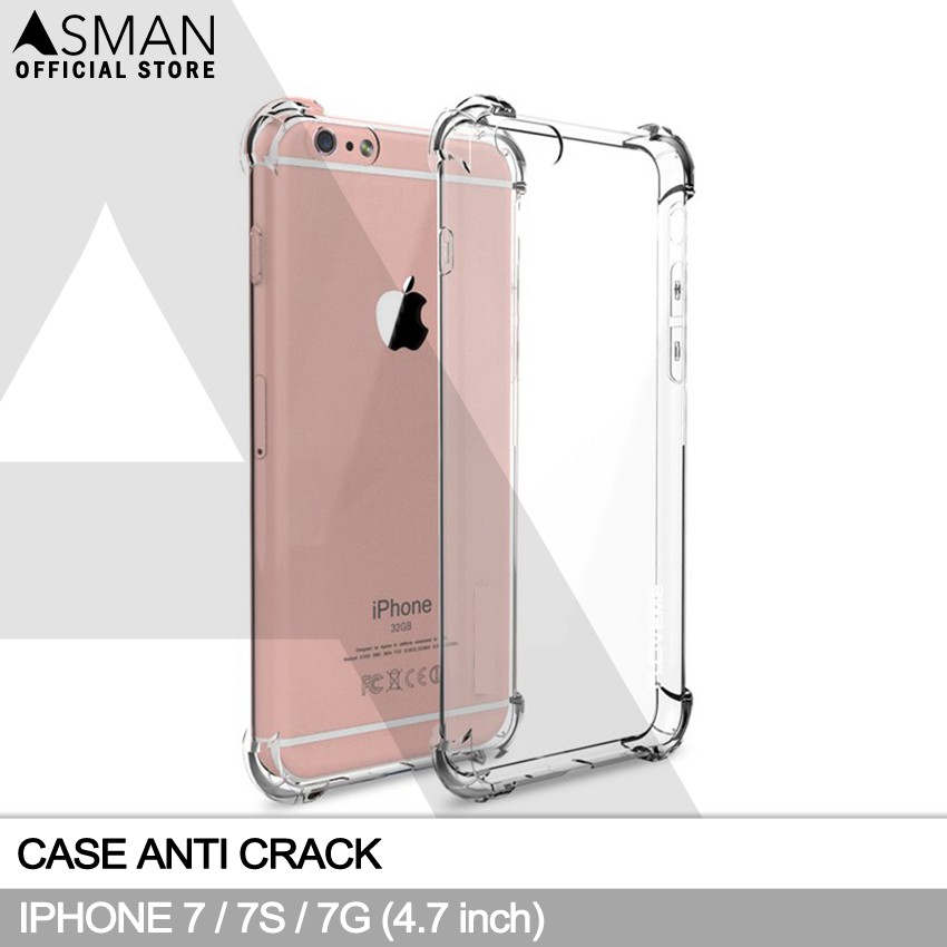 Anti Crack iPhone 7 / 7S (4.7&quot;) | Soft Case Anti Bentur - Clear