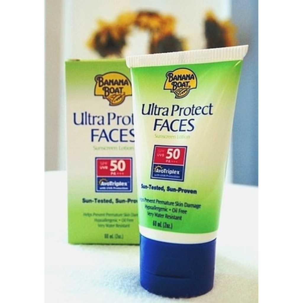 banana boat face sunscreen