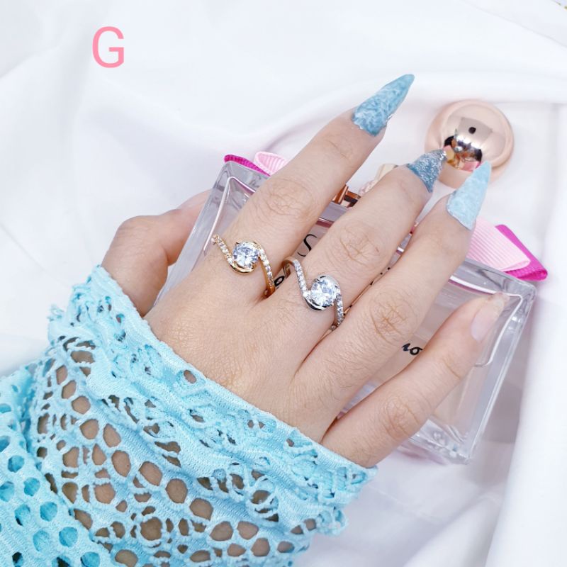 Cincin cantik new Model Greenbe permata ♡JC-11♡