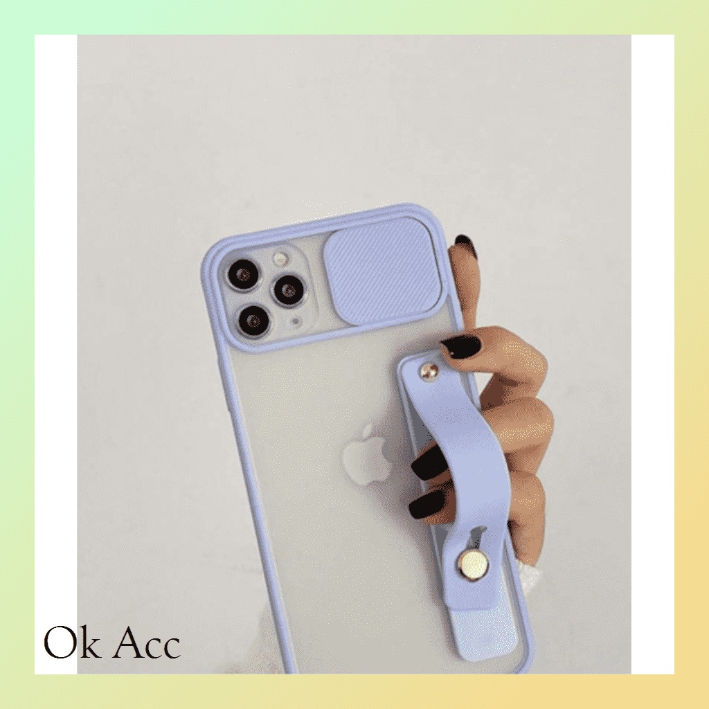 NEW Case sliding kamera finger Strap holder ALL Type Oppo Realme Narzo Xiaomi Redmi Poco Pocophone Vivo