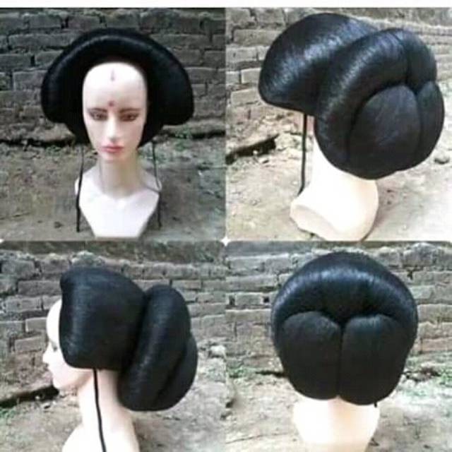 Wig sanggul jawa tekuk