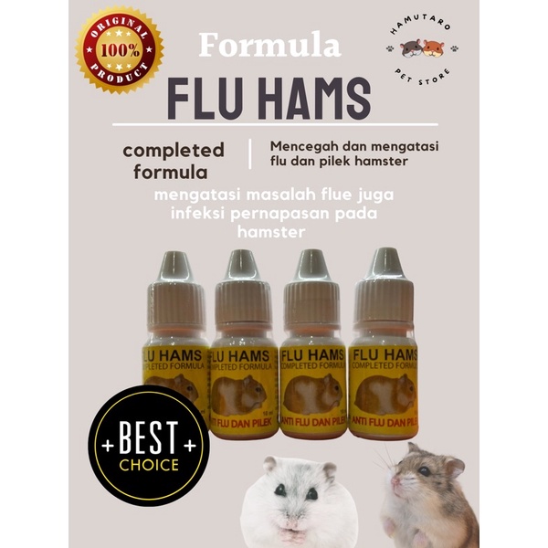 Flu Hams - Obat Flu Hamster