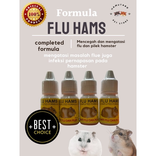 Flu Hams - Obat Flu Hamster