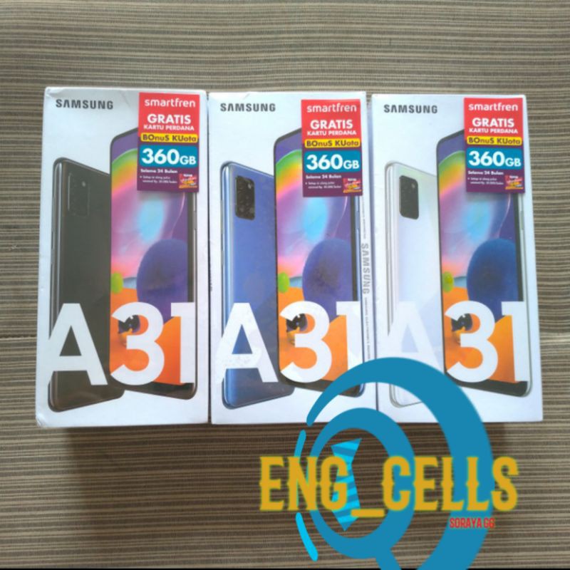 Samsung Galaxy A31 8/128 GB garansi Resmi