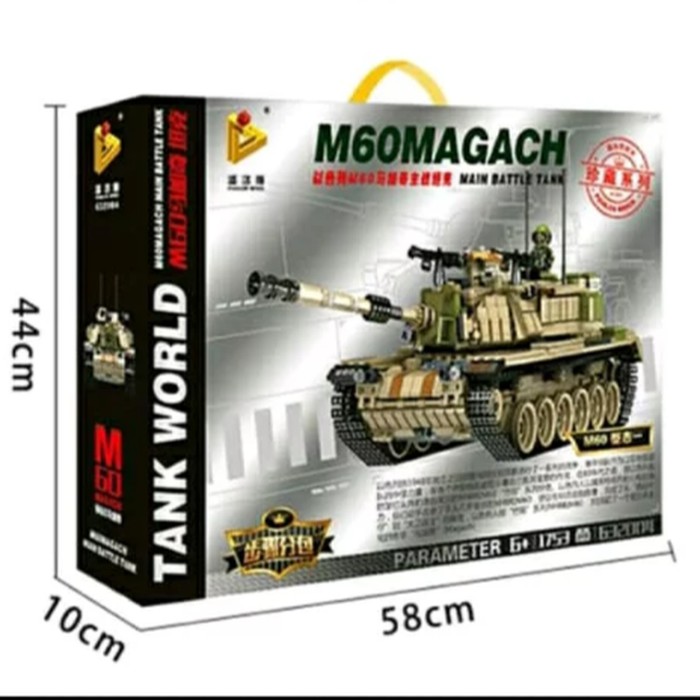 Brick Panlos 632004 Main Battle Tank M60 Magach
