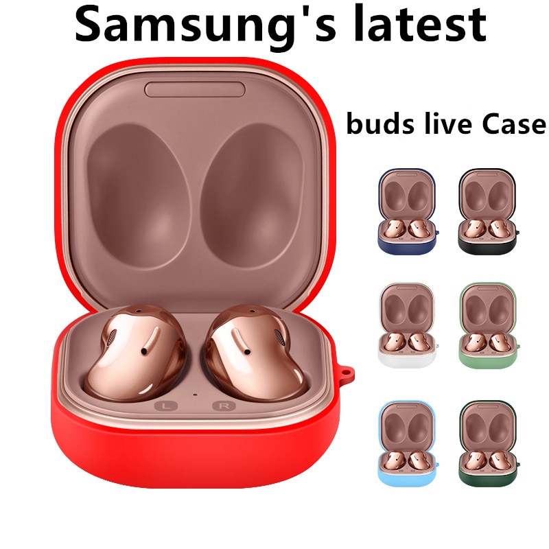 SAMSUNG Case Pelindung Earphone Bahan Silikon Anti Jatuh Untuk Samsung Galaxy Buds Live