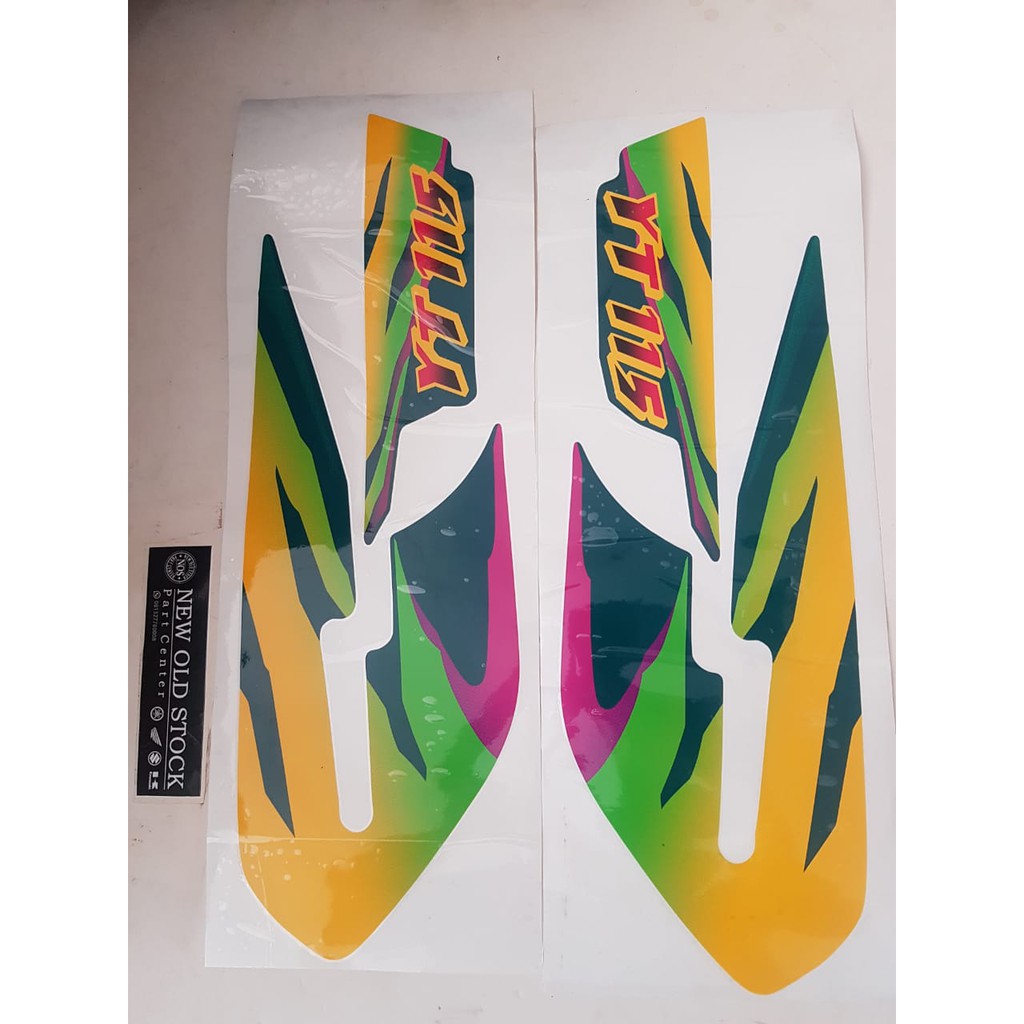 striping sticker stiker YT115 YT 115 hijau KUALITAS PREMIUM