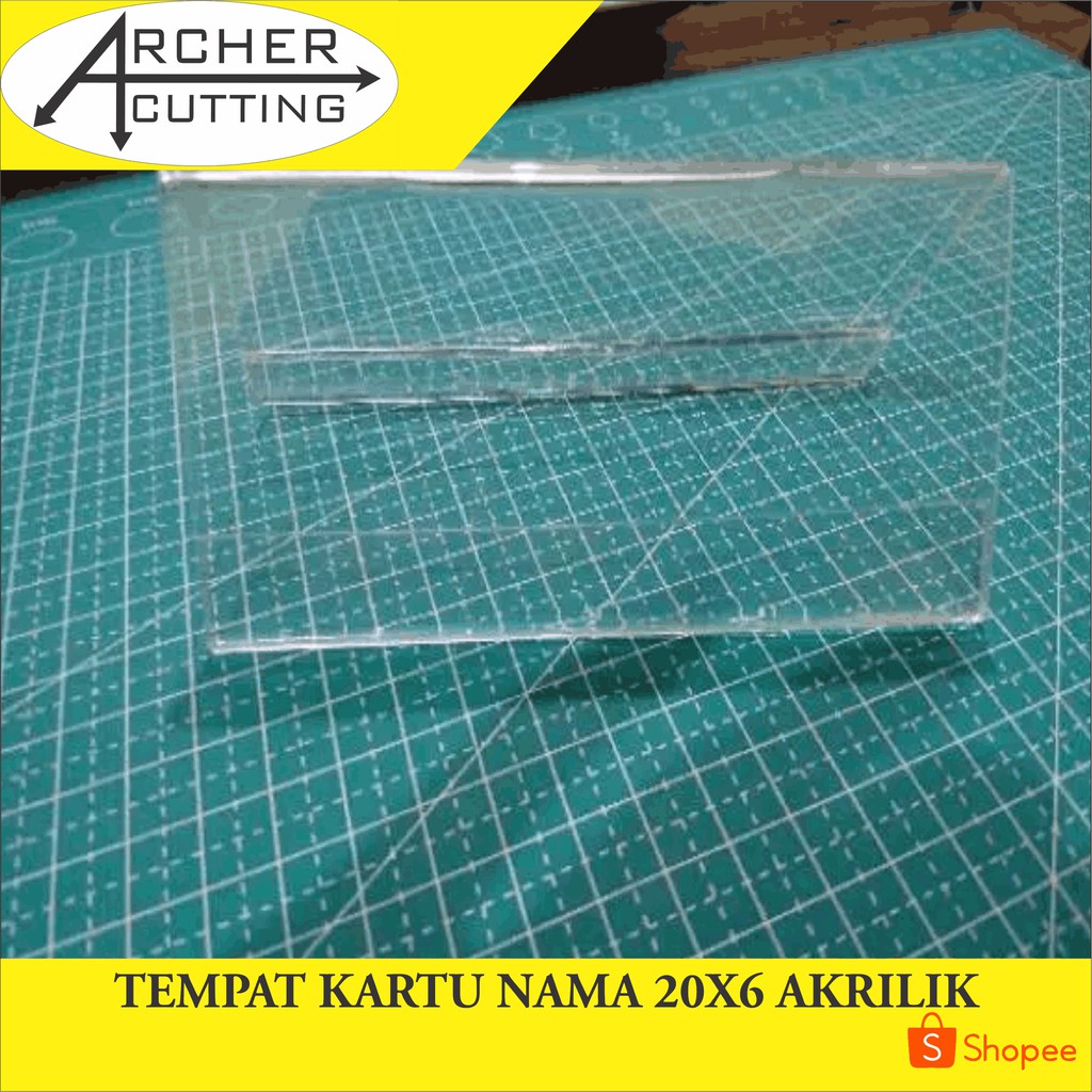 NAMA MEJA / NAME DESK / TENT HOLDER 2 SISI AKRILIK