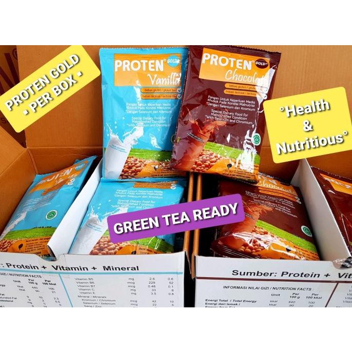 

BAYAR DITEMPAT TERMURAH! SUSU PROTEN GOLD ANEKA RASA SUSU KEDELAI TINGGI PROTEIN - Vanila