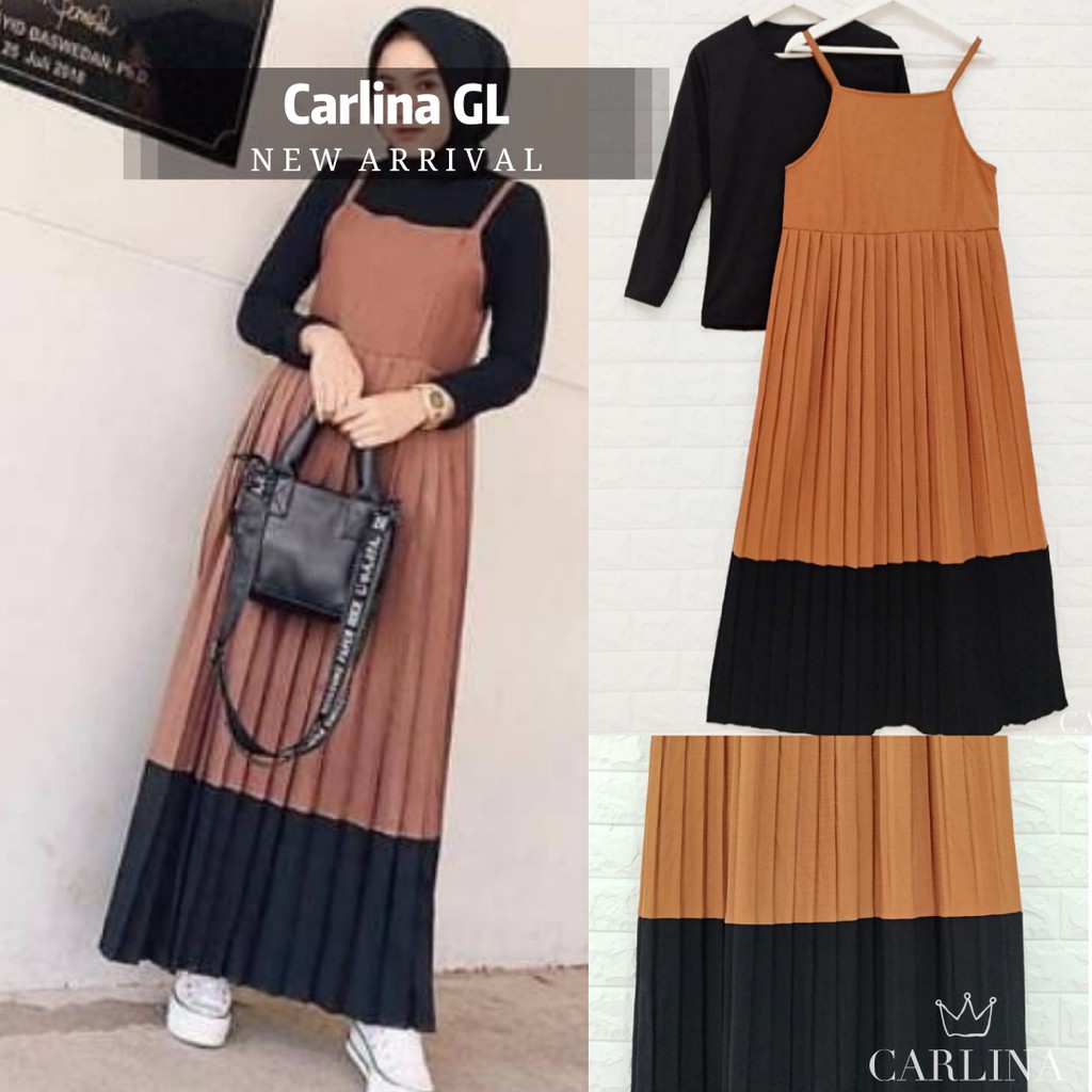 TISHA OVERALL PLISKET DAPAT INNER #CARLINA