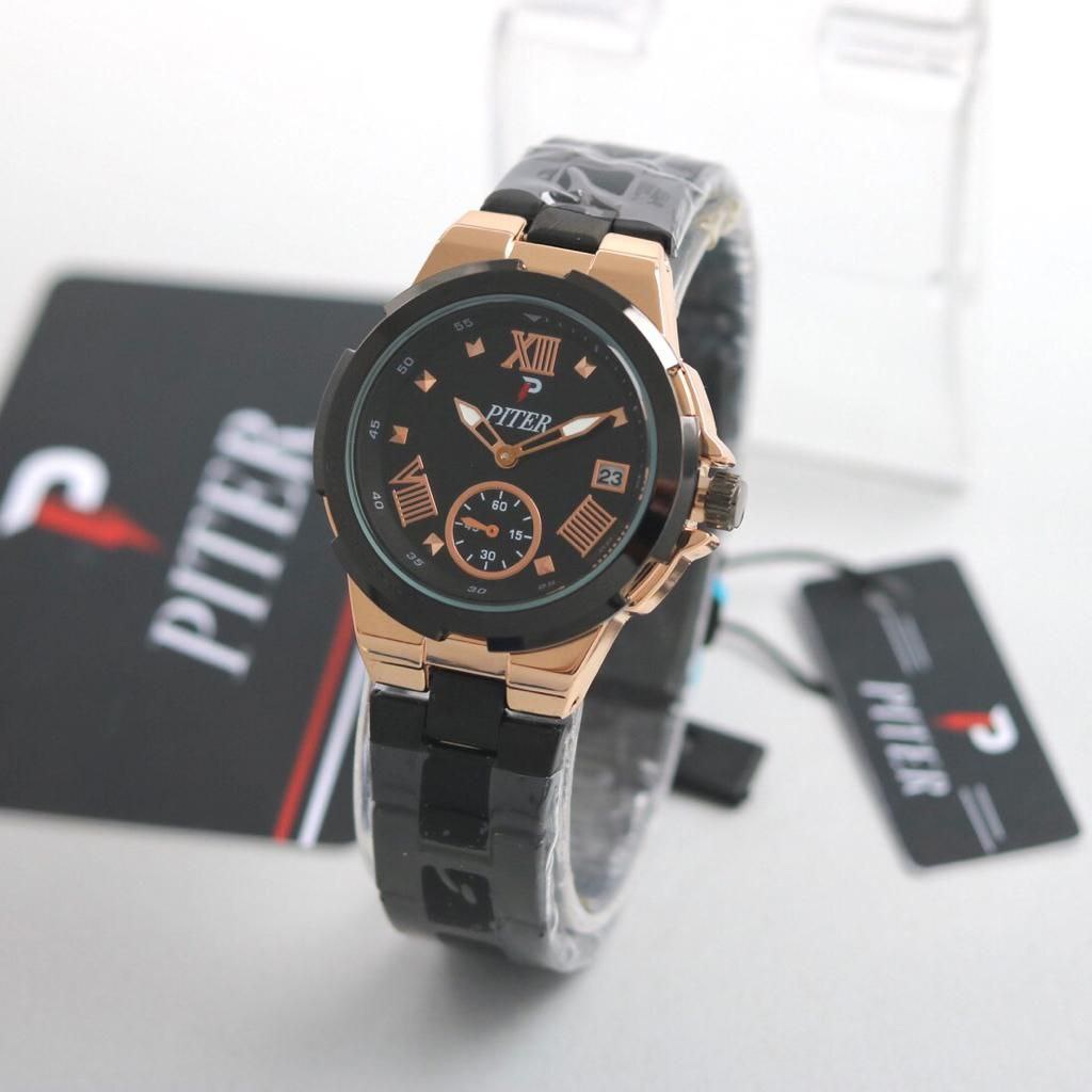 JAM TANGAN PITER ORIGINAL BAHAN STAINLESS STEEL KUALITAS TERBAIK