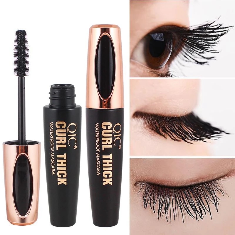 Hope Store - 4D Silk Fiber Eyelash Mascara Waterproof Maskara Pemanjang bulu mata alami