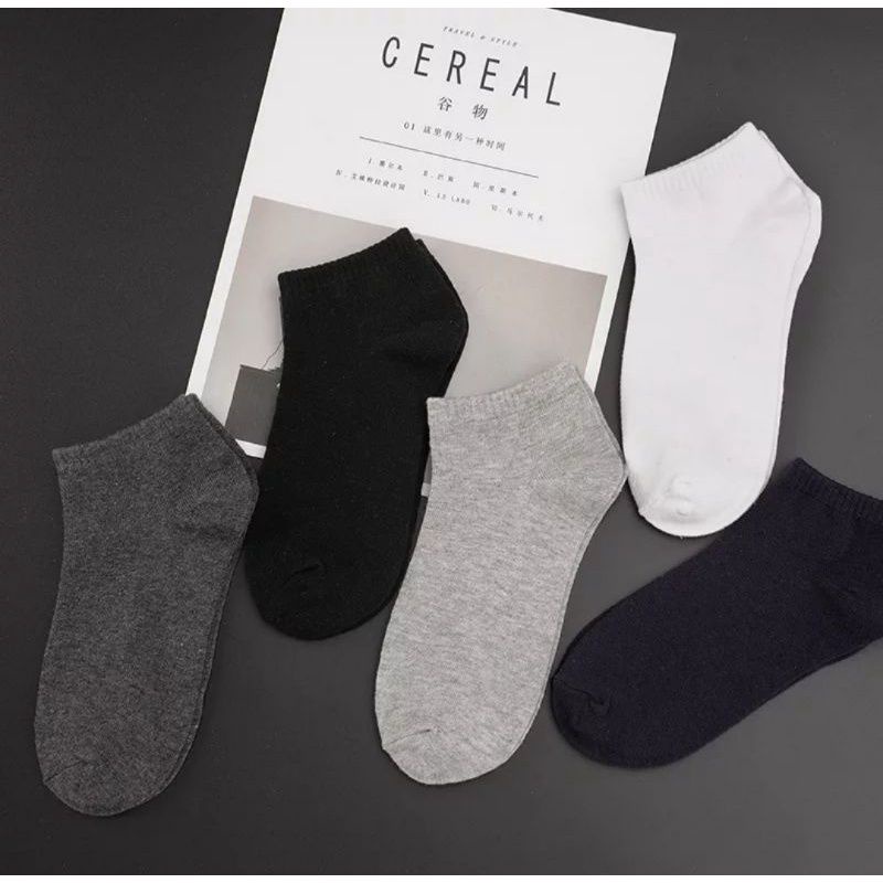 KAOS KAKI PENDEK SEMATA KAKI POLOS PRIA WANITA MURAH