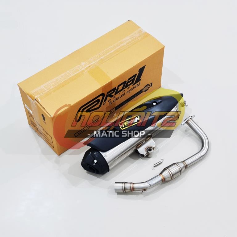 Knalpot Standar Racing Power Boom ROB1 Honda ADV 150