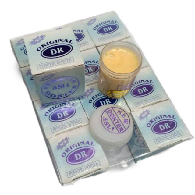 12.pcs / cream dr biru putih new dokter asli