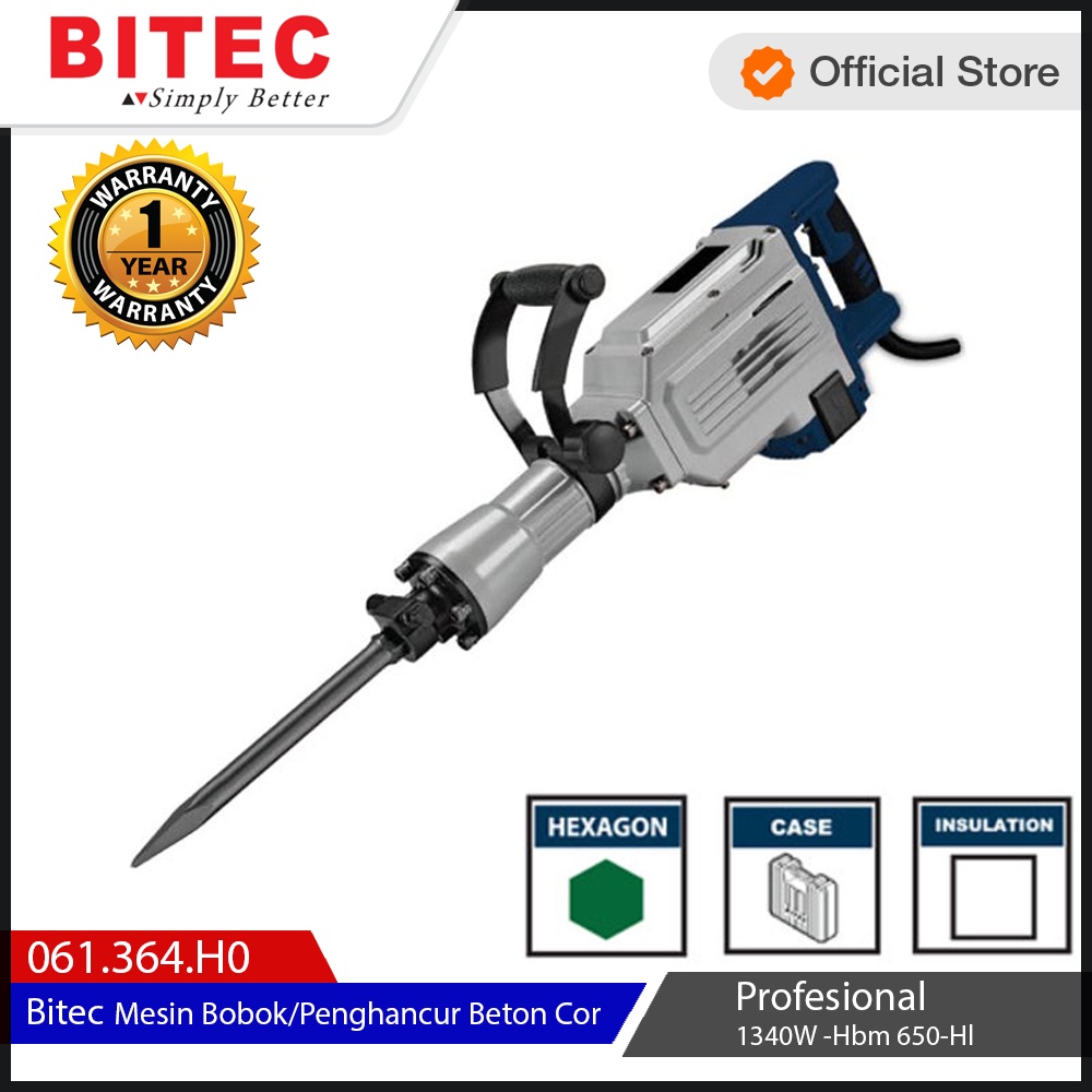 BITEC - MESIN BOBOK/PENGHANCUR BETON / HAMMER BREAKER MACHINE - HBM 650-HL - GARANSI RESMI 1 TAHUN