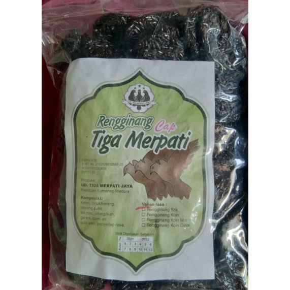 

Rengginang Cumi Super Cap Tiga Merpati Khas Madura