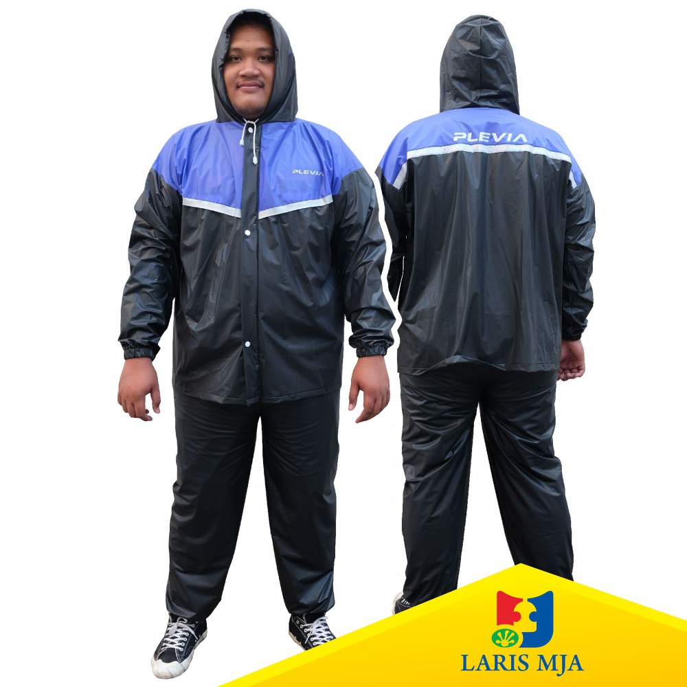 Jas Hujan JUMBO Size XXXL Plevia Bigmax 3XL Setelan Jaket Celana Ujan Pria Dewasa Ukuran Super Besar