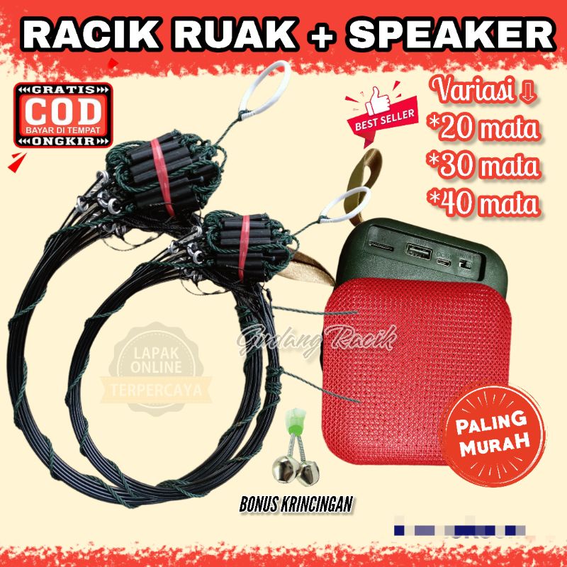 Racik ruak ruak - jerat ruak ruak - jontrot - racik gantung