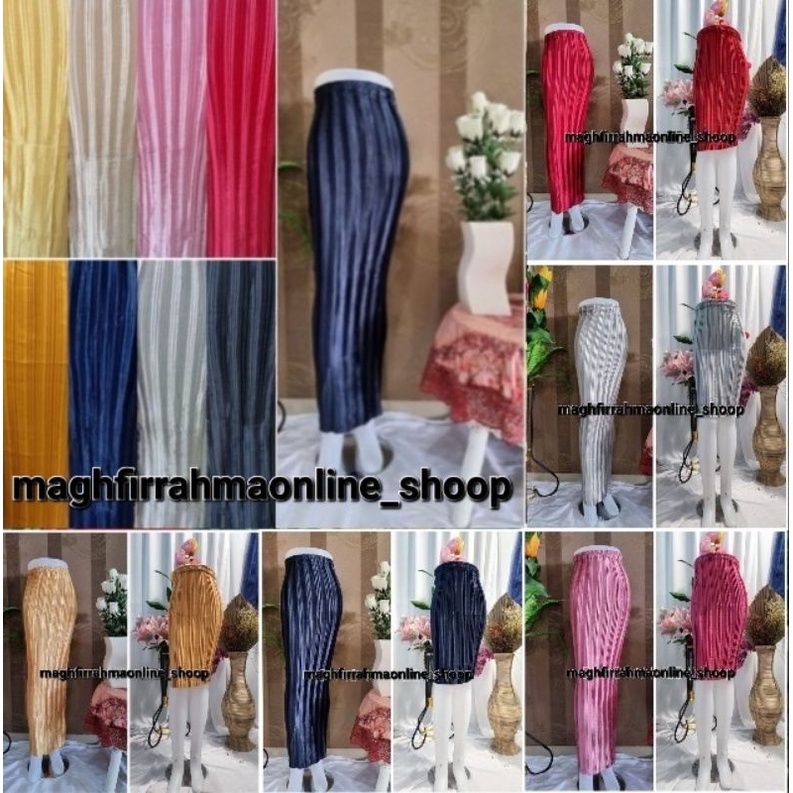 ROK PLISKET POLOS / ROK KEBAYA