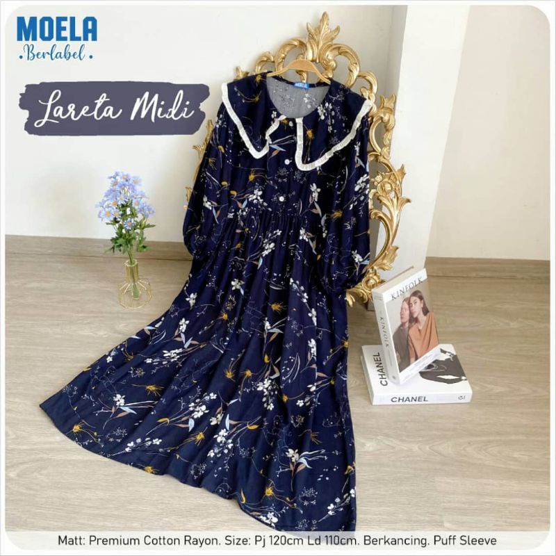 MOELA HIJAB BERLABEL - LARITA MIDI