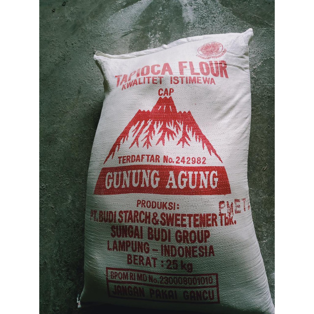 

TAPIOKA GUNUNG AGUNG 25KG