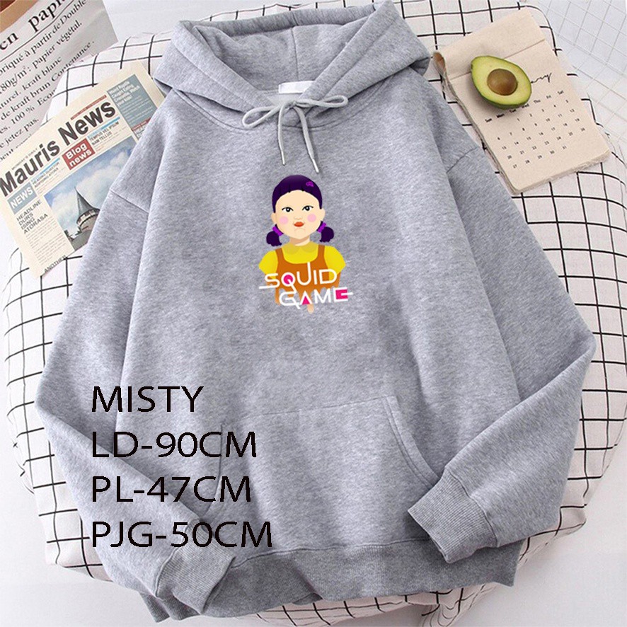 GSC - Sweater anak perempuan YOUNGHEE squid game baju sweter anak cewek cowok murah keren