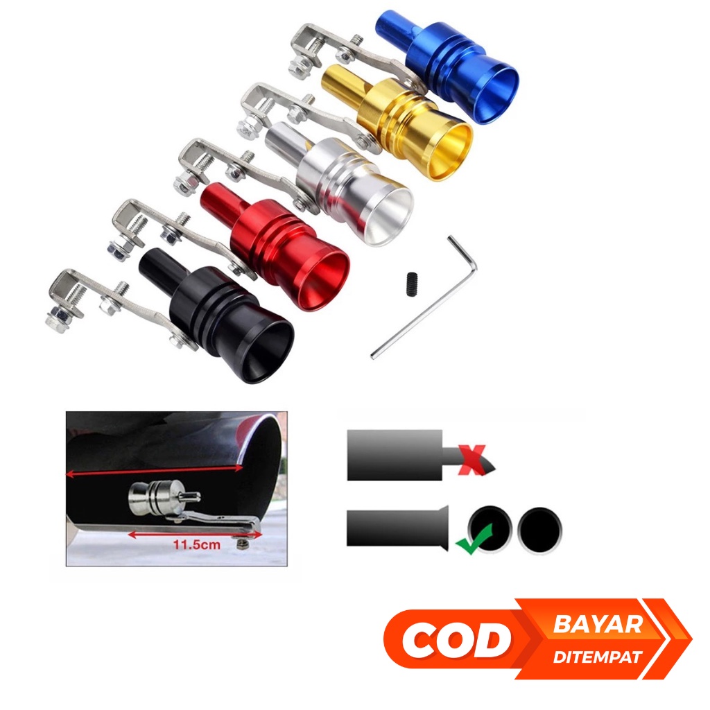Penyiul Turbo Knalpot Mobil Whistler / Peluit Turbo