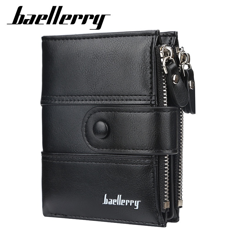 ORIGINAL BAELLERRY DOMPET UANG LIPAT DUAL SLETING KULIT LEMBUT PREMIUM D3215