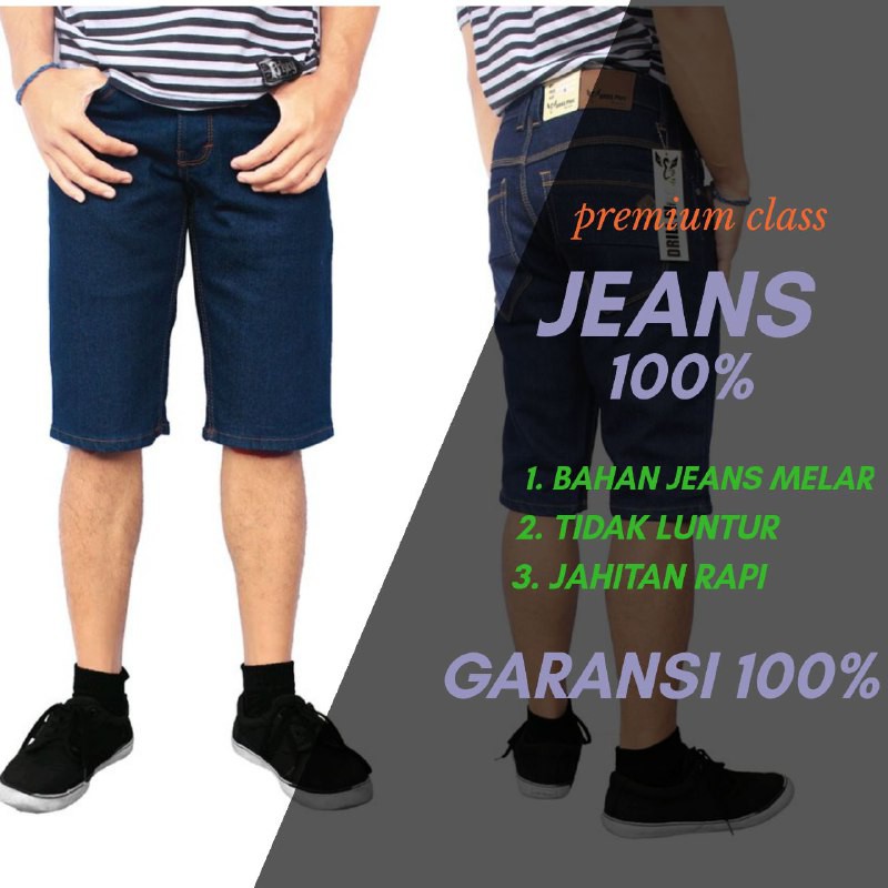 [ COD ] CELANA JEANS PENDEK PRIA MURAH