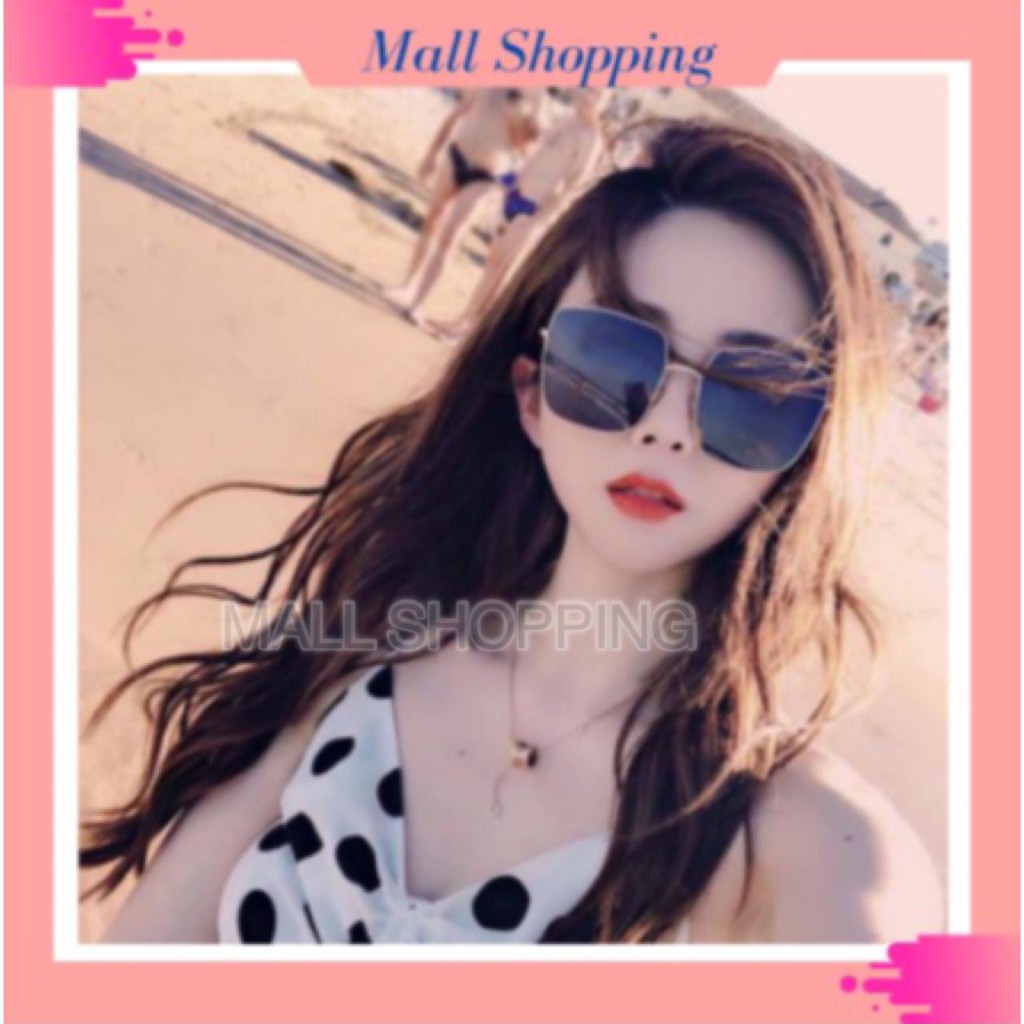 (COD) Kacamata Hitam Kacamata Kotak Fashion Korea Unisex Sunglassess MALLSHOPPING