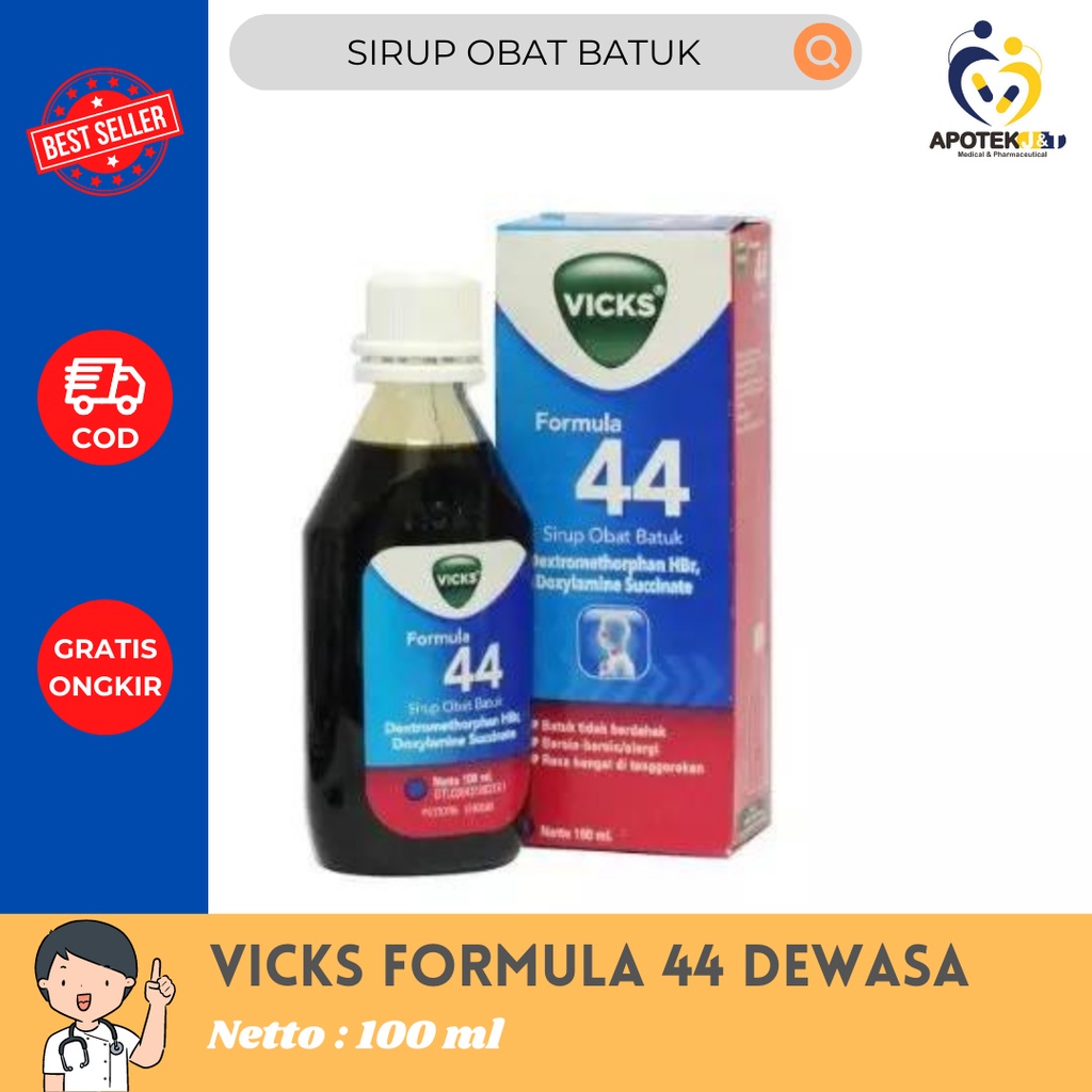 VICKS FORMULA 44 DEWASA SIRUP 100ML