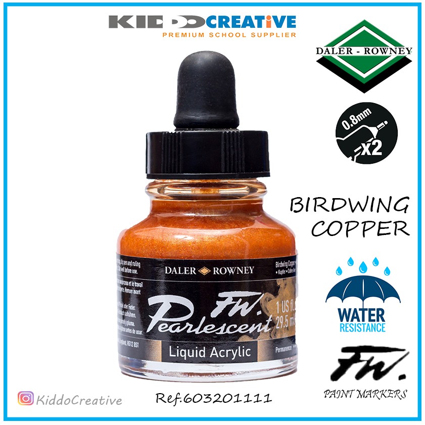 

Fw Pearlescent 29.5ml Birdwing Copper